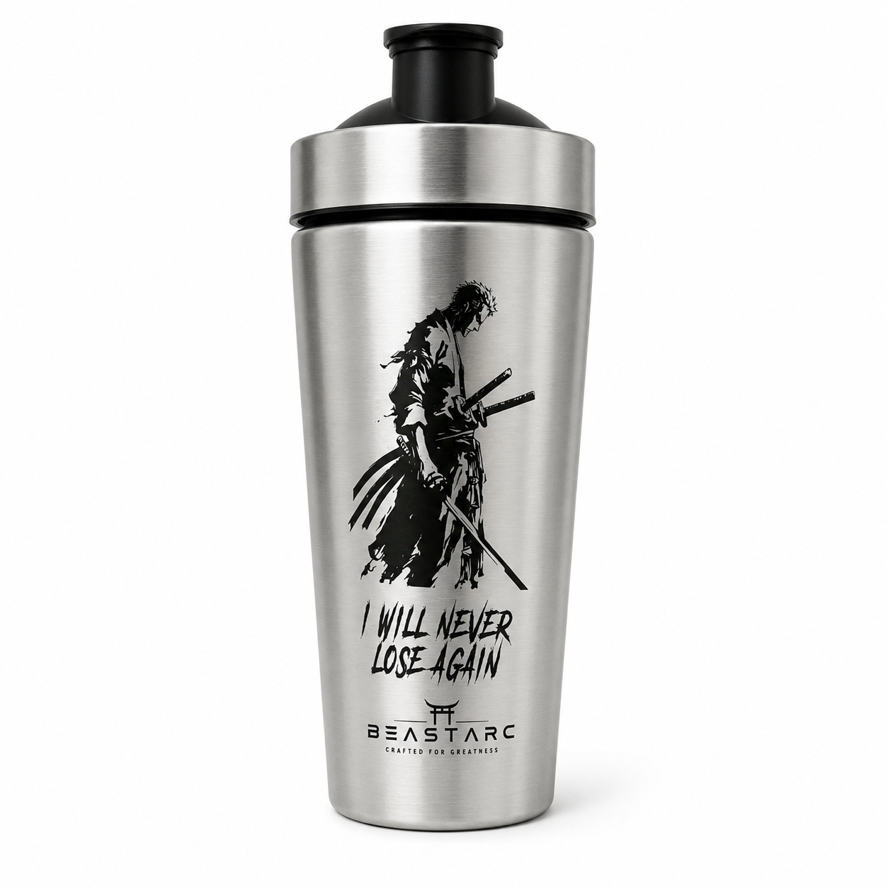 BEAST ARC WARRIOR SERIES VOL. 01 | ZORO EDITION | 700ML STAINLESS STEEL PROTEIN SHAKER
