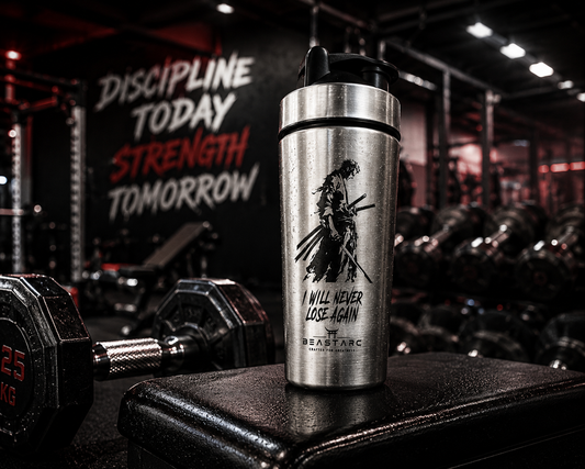 BEAST ARC WARRIOR SERIES VOL. 01 | ZORO EDITION | 700ML STAINLESS STEEL PROTEIN SHAKER