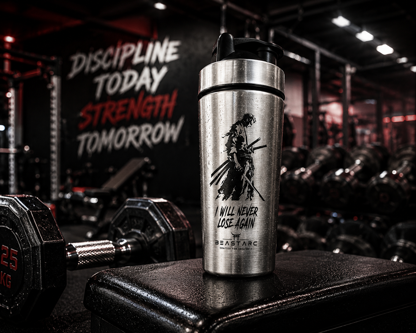 BEAST ARC WARRIOR SERIES VOL. 01 | ZORO EDITION | 700ML STAINLESS STEEL PROTEIN SHAKER